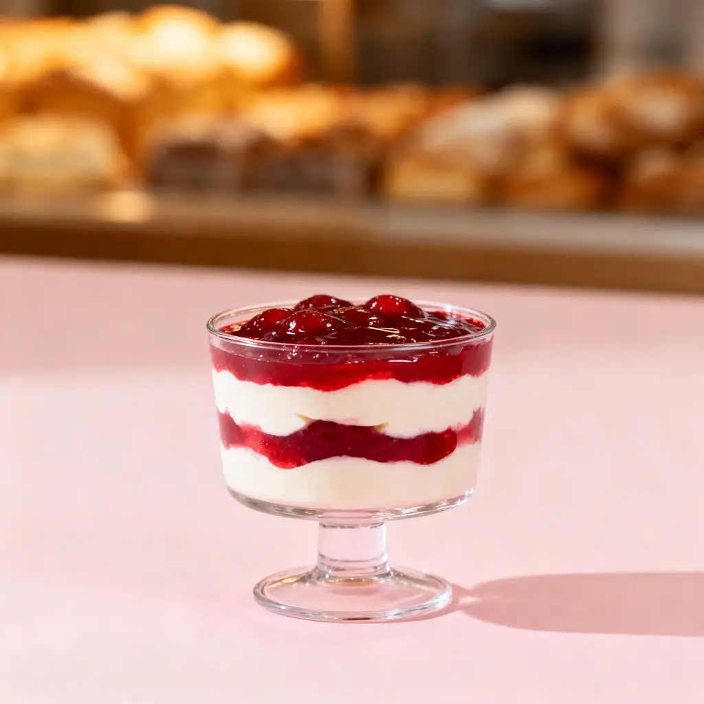 [4001] Fromage blanc et coulis fruits rouges