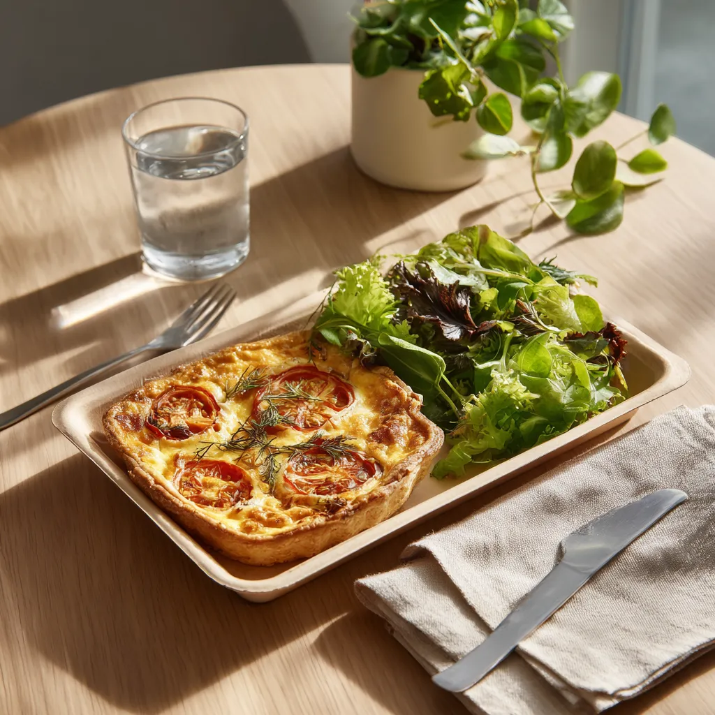[7947] Quiche au thon et aux tomates