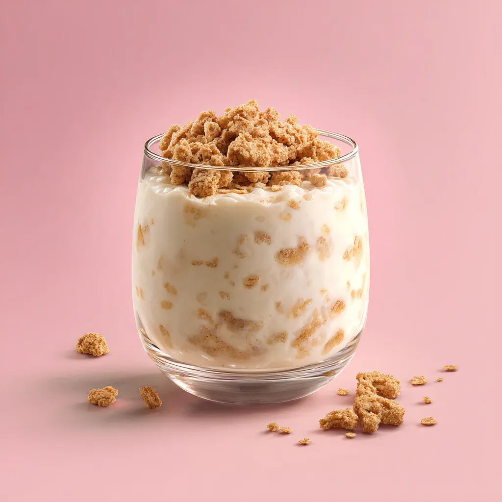 [4029] Riz au lait vanillé, éclat de cookies