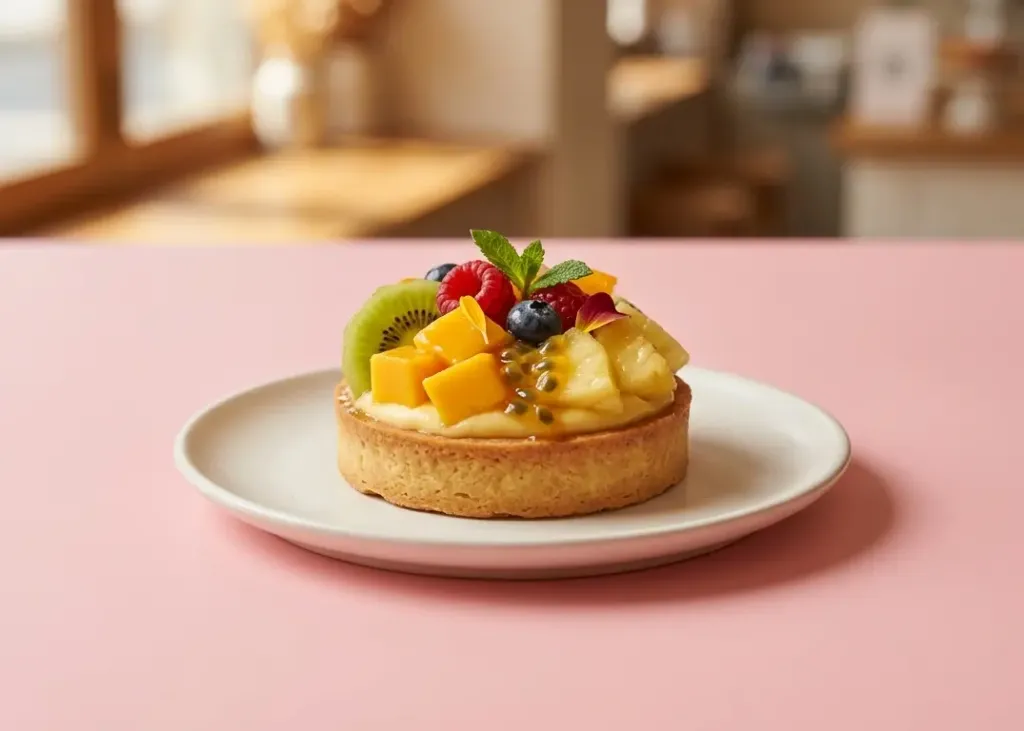 [2856] Tartelette exotique aux fruits frais